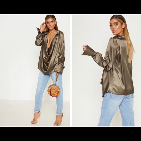 Satin blouse - Picture 2 of 3